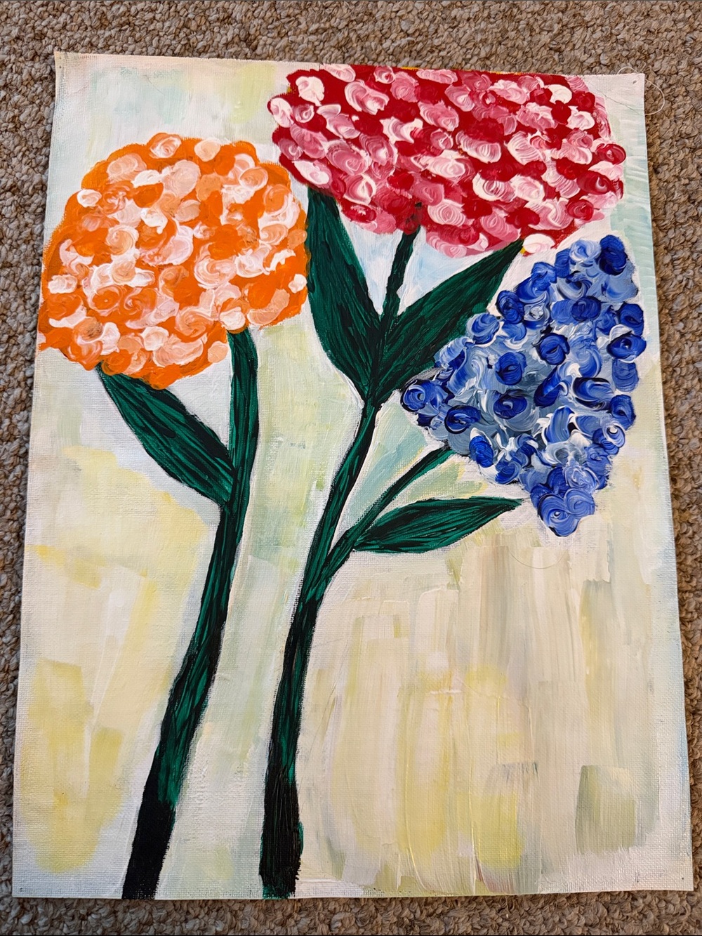 Original Oil Canvas Art - “Botanical Synthesis” 12x16